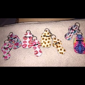 Hand sanitizer and chapstick holder